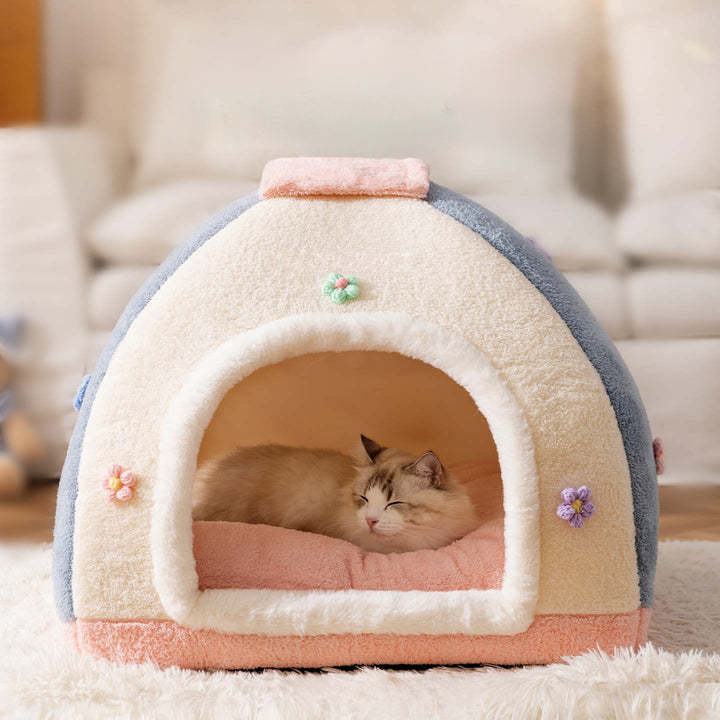 Cozy Enclosed Dog Bed