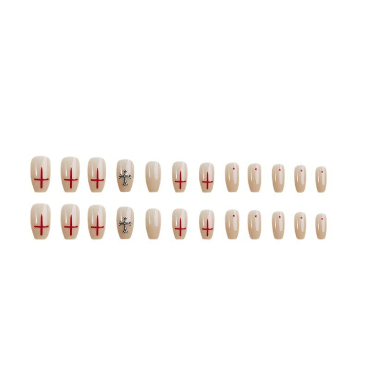 Artificial nail set in elegant minimalist style with creative accents Bowlift