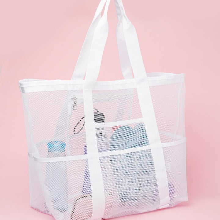 Large Beach Bag Made of Breathable Mesh Material Bowlift