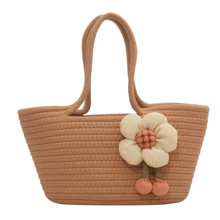 Stylish Woven Tote Bag Bowlift