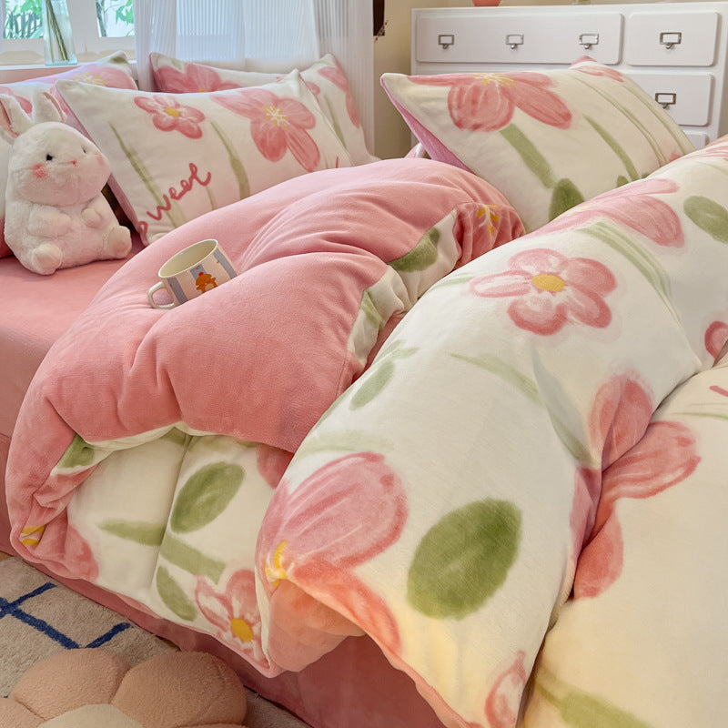 Plush Reversible Microfiber Comforter Set With Oversized Bolstered Body Pillow And Geometric Print