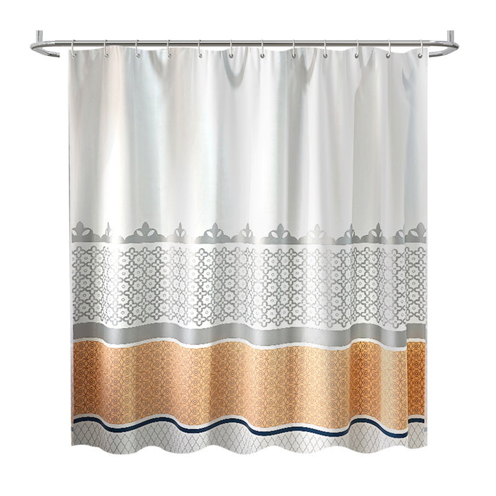 Stylish Geometric Shower Curtain Bowlift