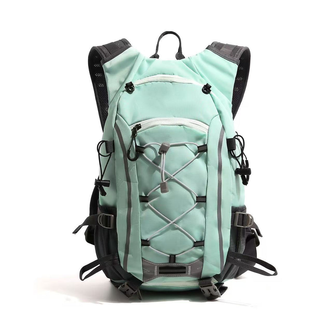 Sporty hiking backpack with ergonomic carrying system and reflective accents Bowlift