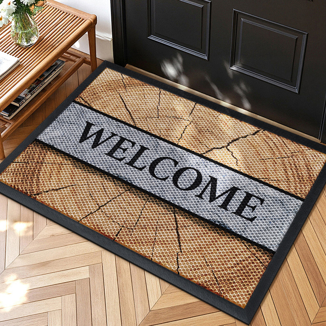 Geometric Patterned Welcome Mat