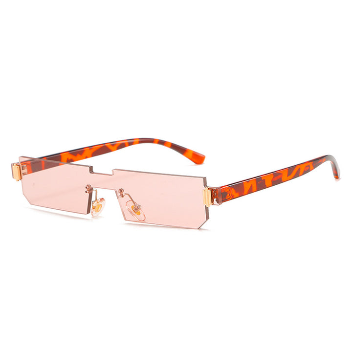 Women's fashionable geometric sunglasses with fine frame Bowlift