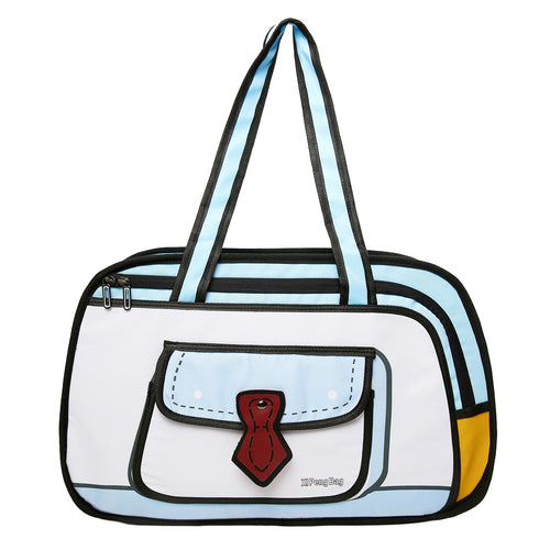 Playful Graphic Travel Tote