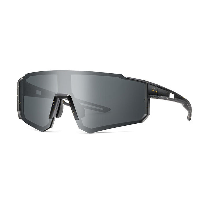 Unisex nan sporty visor sunglasses with polarized shatterproof polycarbonate lenses Bowlift