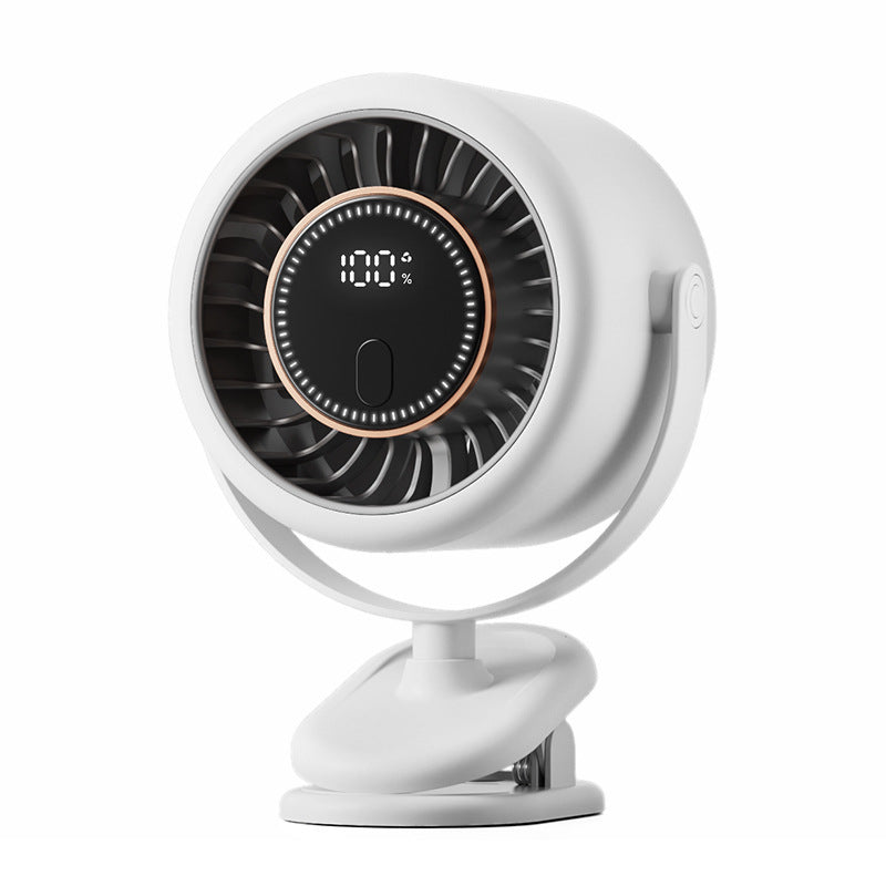 Women's portable hand fan with digital display Bowlift