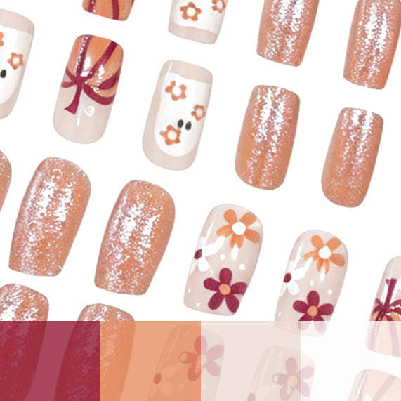 Festive Autumn-Themed Nail Art Set Bowlift