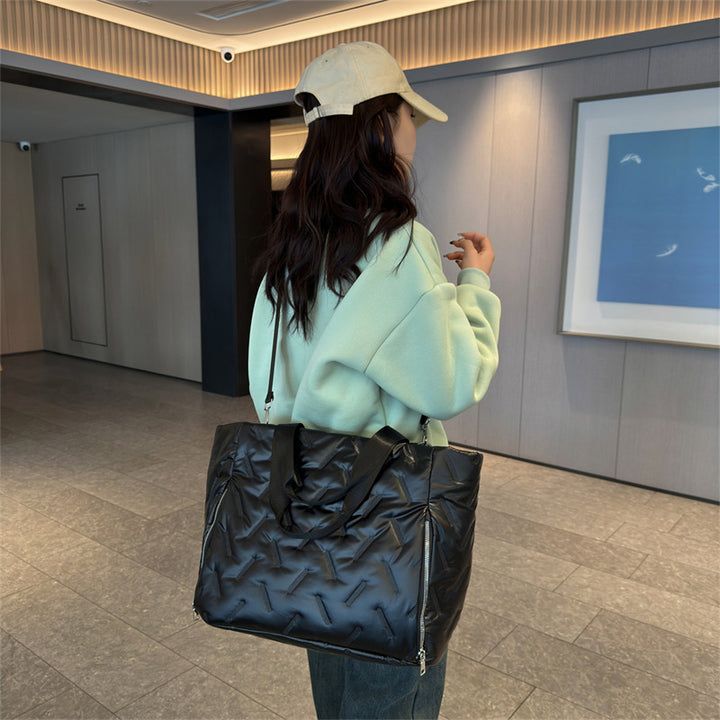 Stylish Quilted Tote Bag