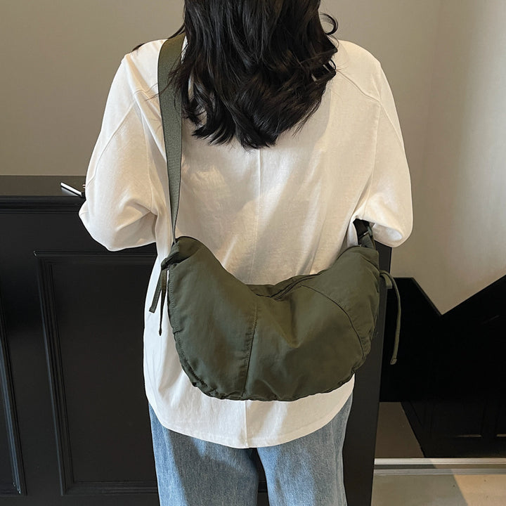 Casual Soft Fabric Hobo Bag Bowlift