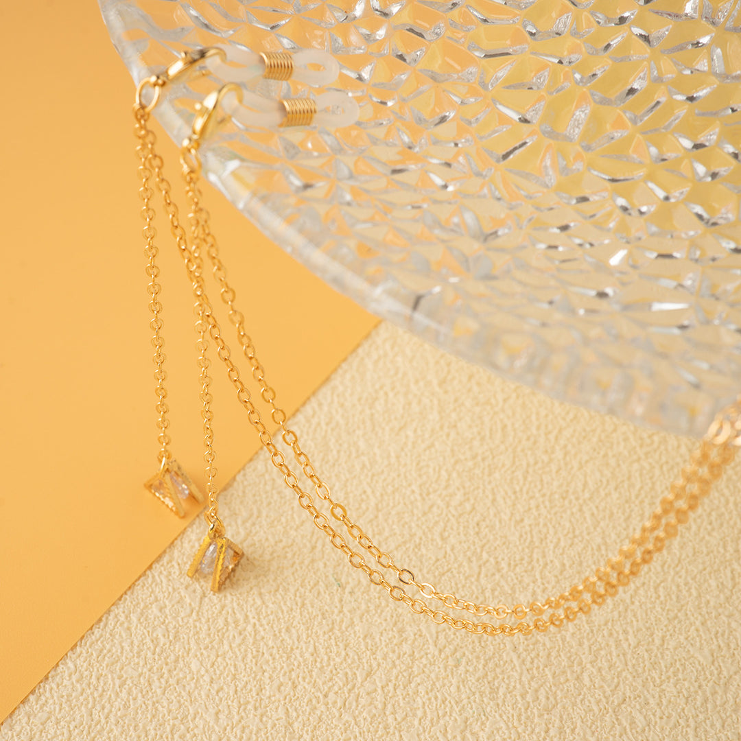 Unique Triangle Pendant Chain Necklace Bowlift