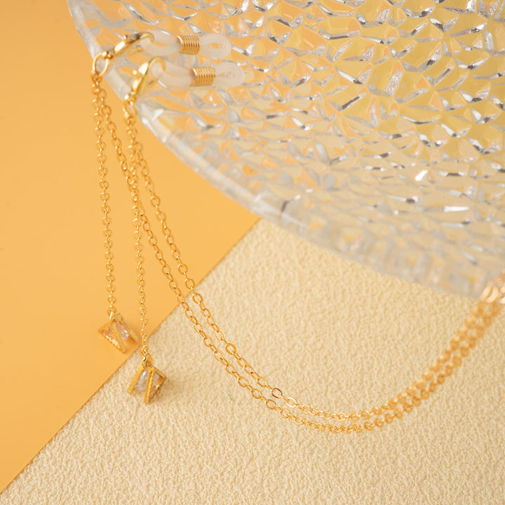 Unique Triangle Pendant Chain Necklace Bowlift