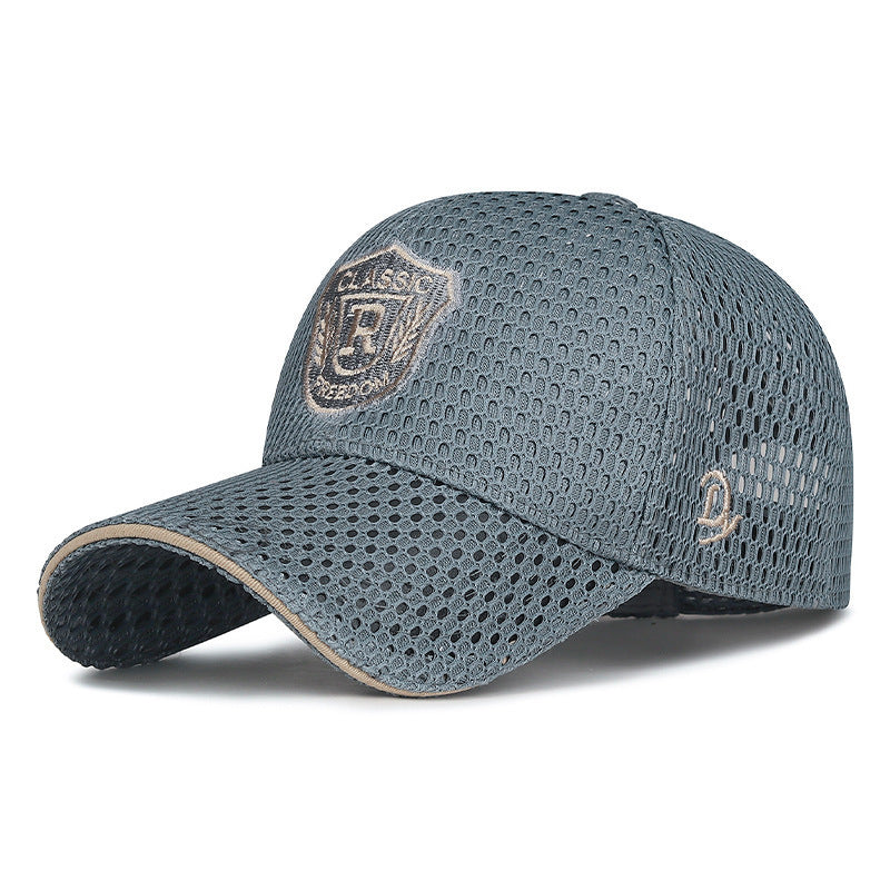 Women's Sporty Mesh Baseball Cap with UV Protection Bowlift