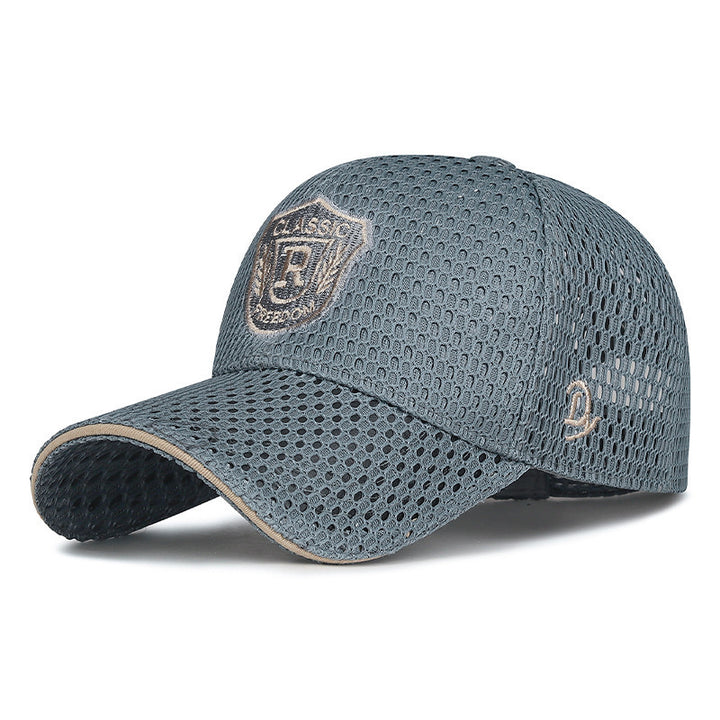 Women's Sporty Mesh Baseball Cap with UV Protection Bowlift