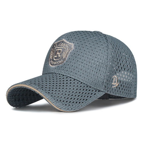 Women's Sporty Mesh Baseball Cap with UV Protection Bowlift