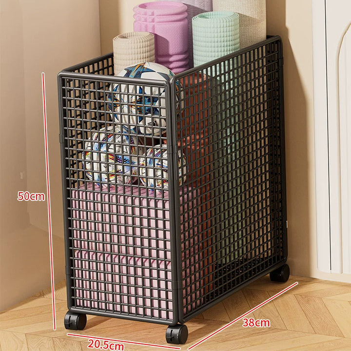Versatile Rolling Storage Cart with Dividers Bowlift