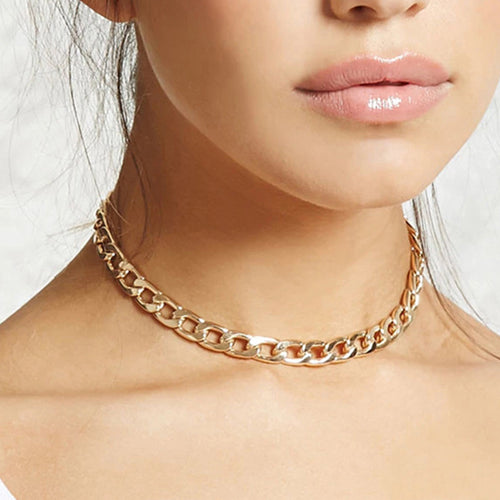 Statement Link Chain Necklace Bowlift