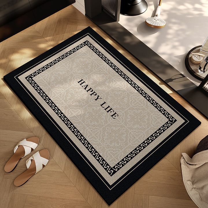 Checkerboard Patterned Entryway Mat Bowlift