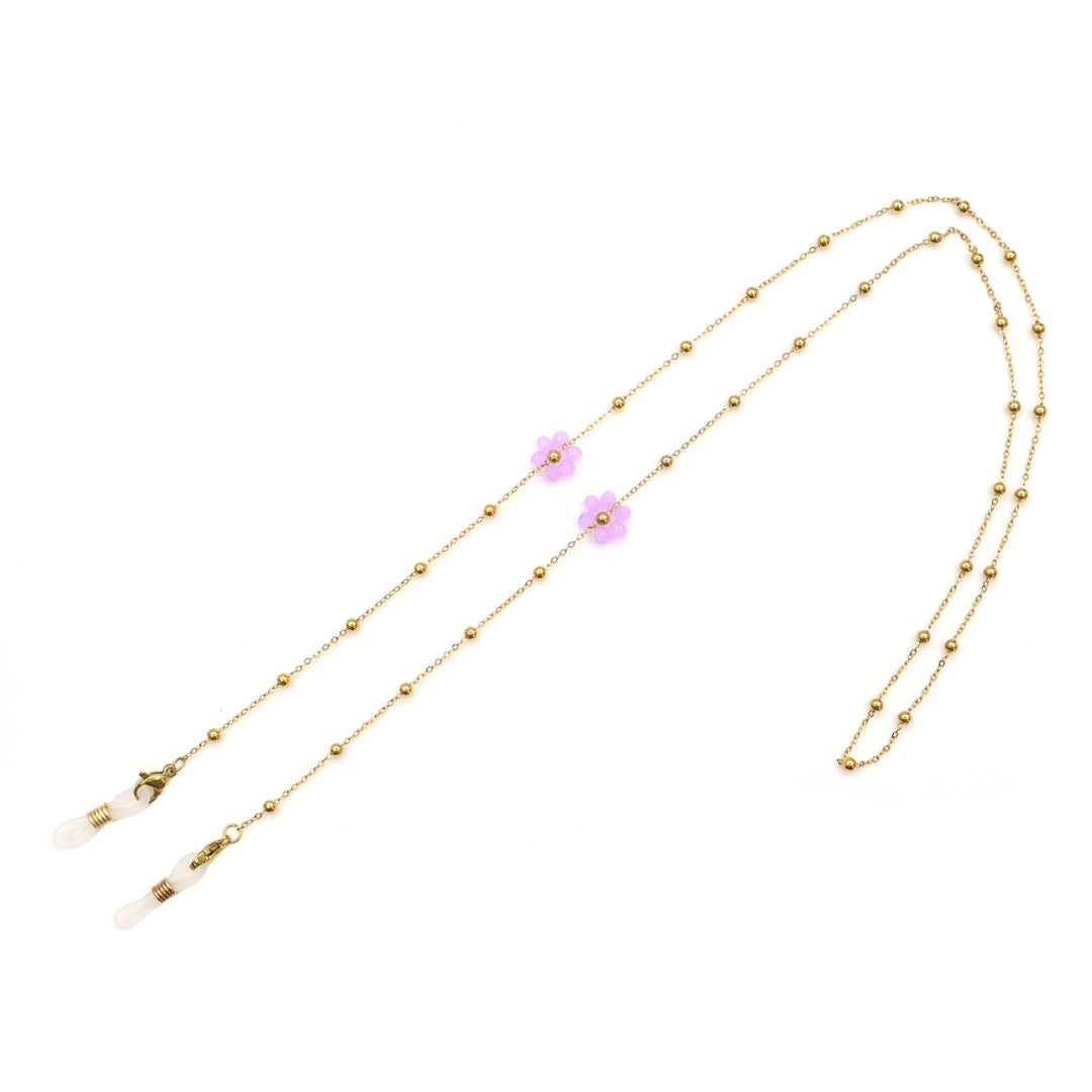 Floral Bead Eyewear Chain Bowlift