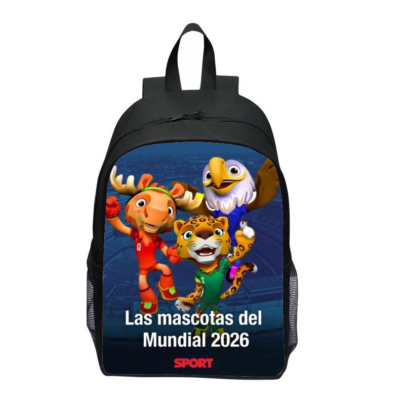 Sporty backpack with Wm trophy design Bowlift
