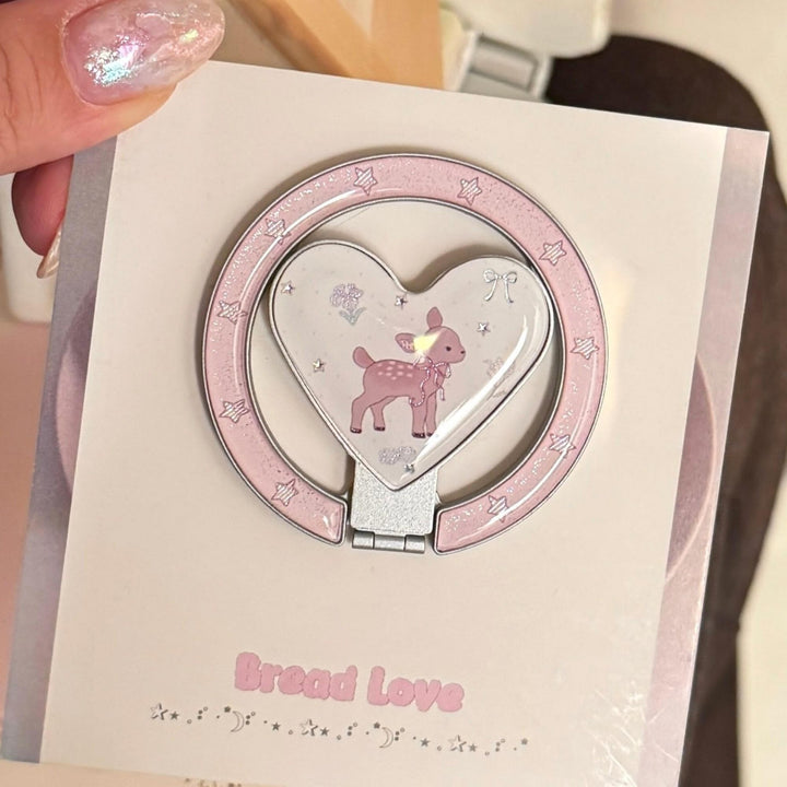 Hand mirror in heart-shaped design Bowlift