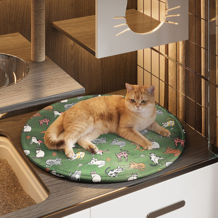 Decorative Pet Comfort Mat Bowlift
