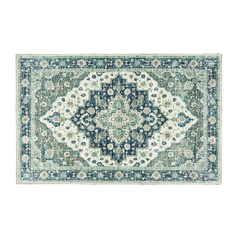 Vintage-Inspired Floral Pattern Area Rug Bowlift