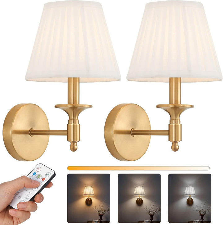 Remote-Controlled Wall Sconce