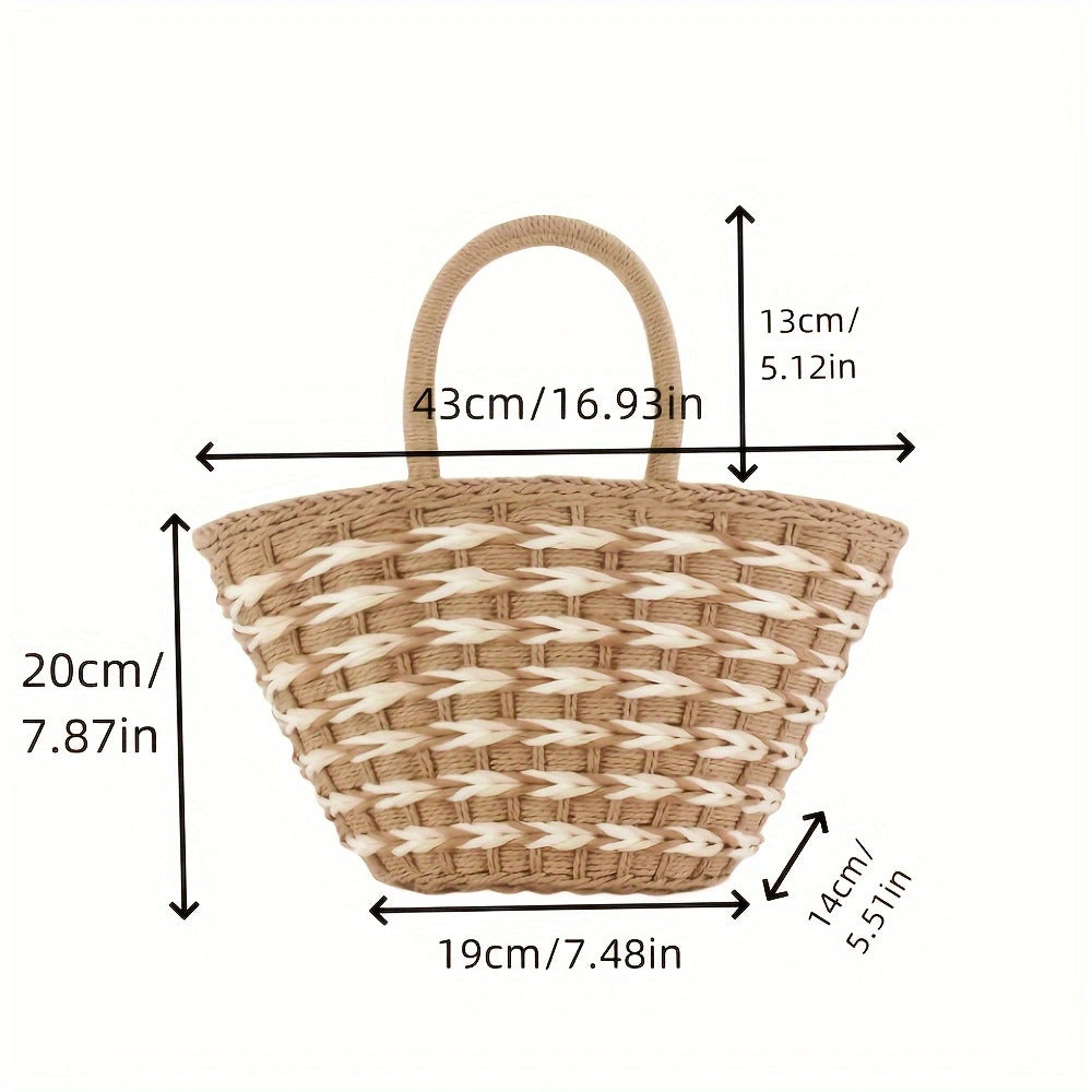 Basket bag with modern handles Bowlift
