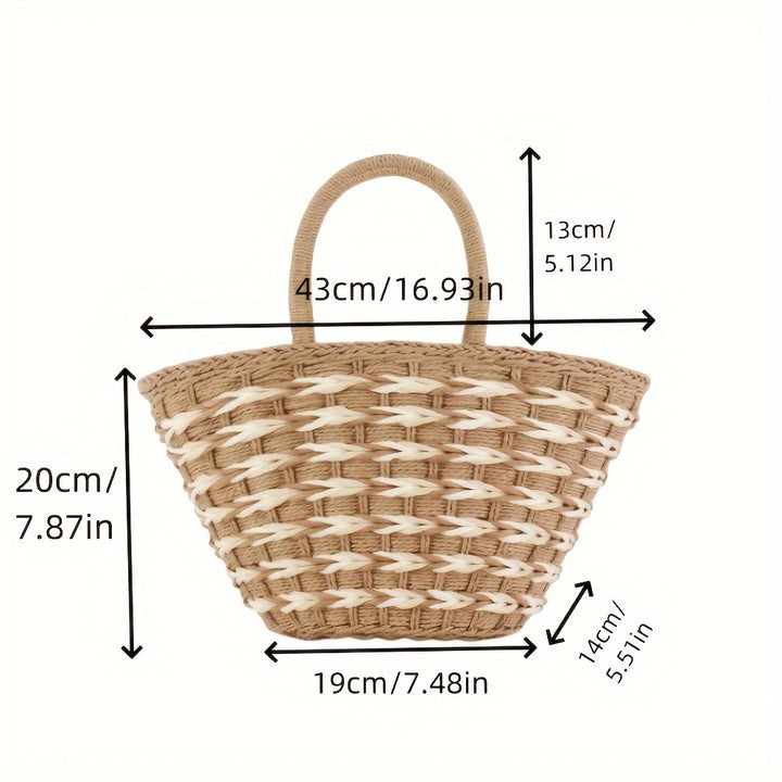 Elegant Hand-Woven Shopping Bag Bowlift