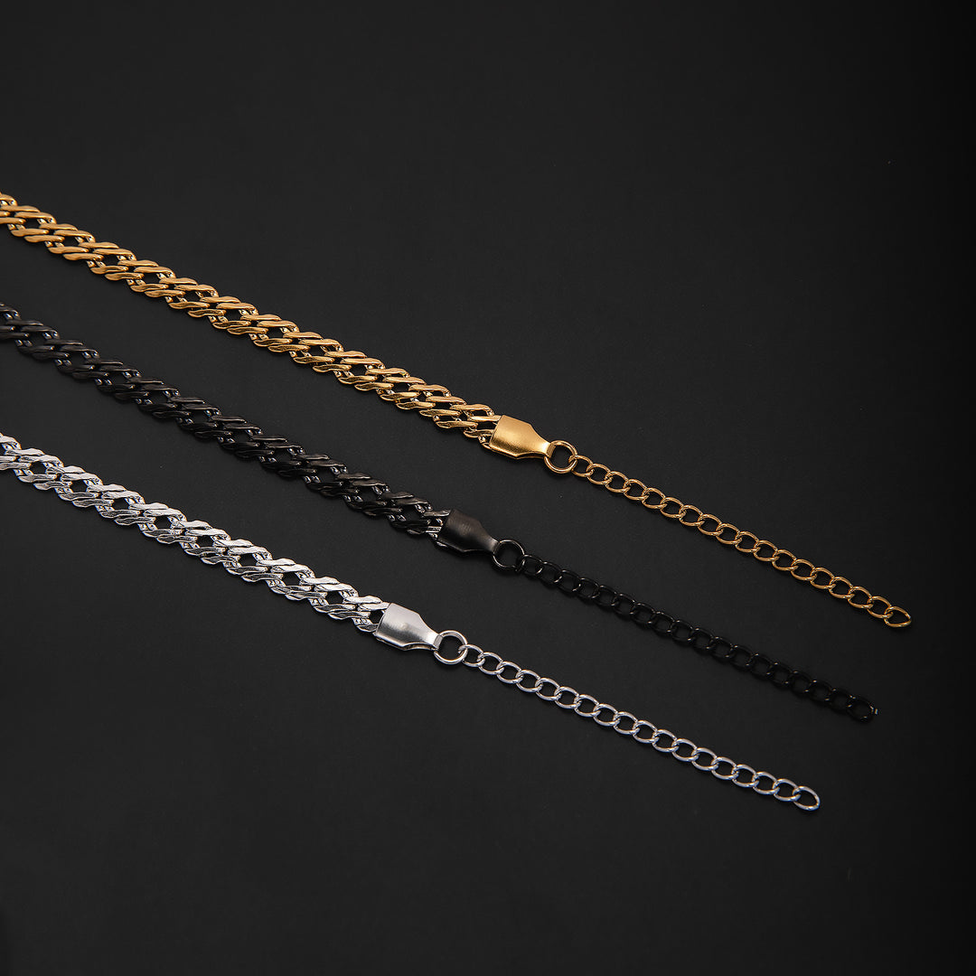 Stylish Interwoven Chain Bracelet Bowlift