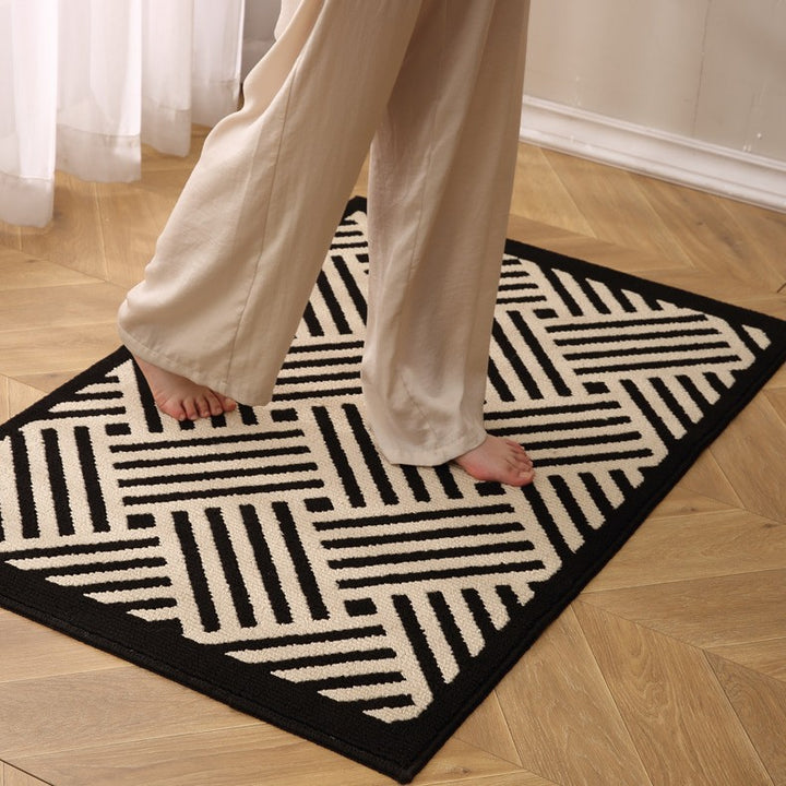 Checkerboard Pattern Indoor Mat