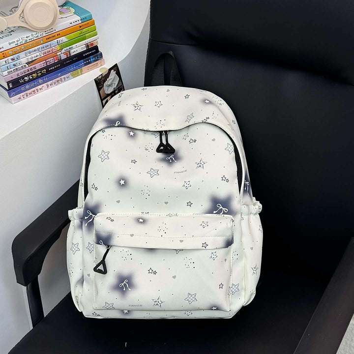 Star-Patterned Lightweight Backpack Bowlift
