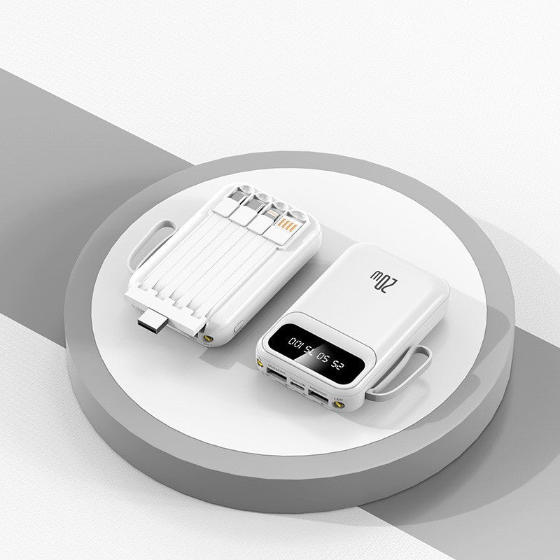 Portable power bank with intelligent fast charging technology and multifunctional design Bowlift
