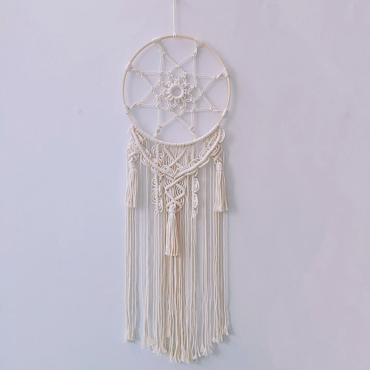Elegant Macrame Dreamcatcher Wall Decor Bowlift