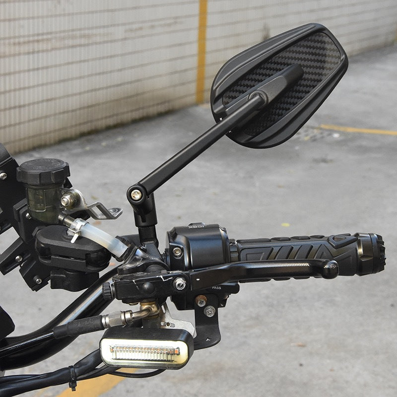 Motorcycle rearview mirror with modern design made of aluminum Bowlift