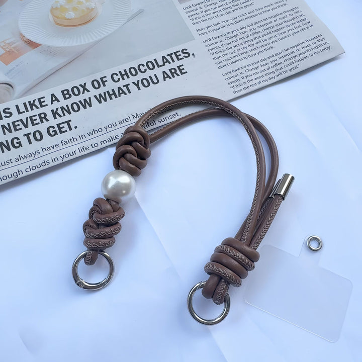 Elegant Braided Keyring Strap Bowlift