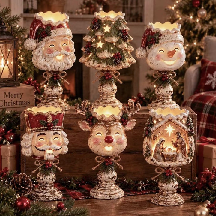Decorative nutcracker table lamp Bowlift
