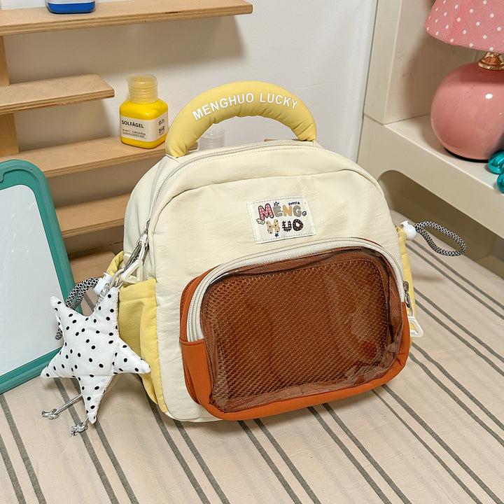 Mini Backpack with Star Charm Bowlift