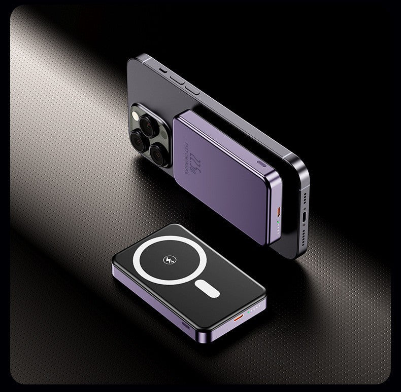 Wearable Wireless Powerbank with Integrated Usb Cables Bowlift