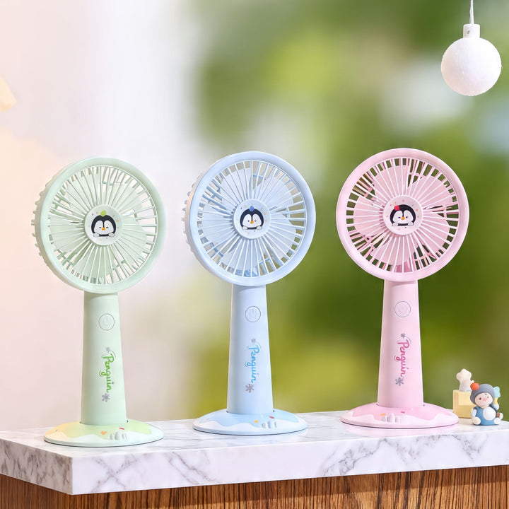 Women's Portable High-Performance Fan with USB Connection and Variable Speed Control Bowlift