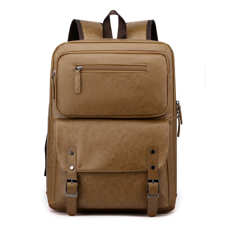 Stylish Leather Backpack Bowlift