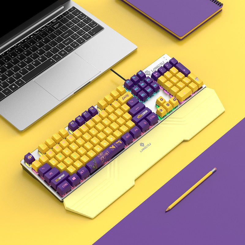 Ergonomic RGB Mechanical Gaming Keyboard Bowlift
