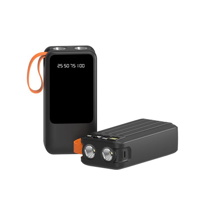 Portable power bank with smart LED display and multifunctional charging ports Bowlift