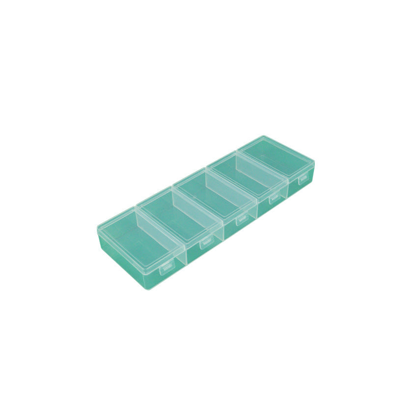 Multi-Compartment Clear Craft Storage Box Bowlift