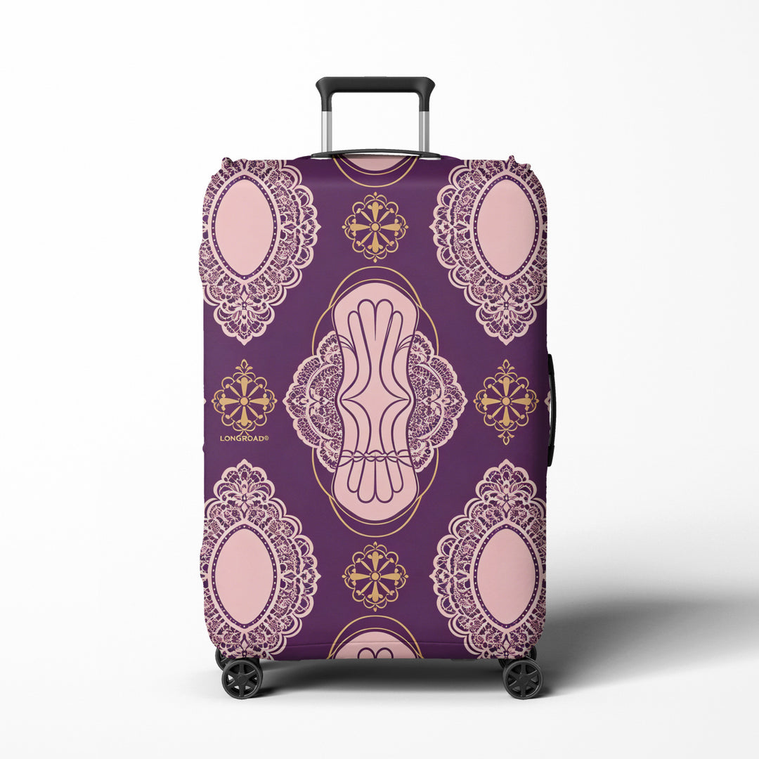 Women's suitcase with unique hand-drawn design Bowlift