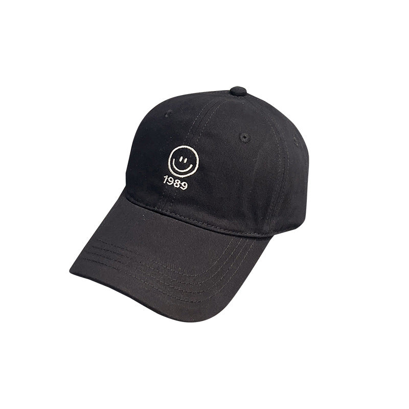 Men's Casual Smiley Embroidered Baseball Cap Bowlift