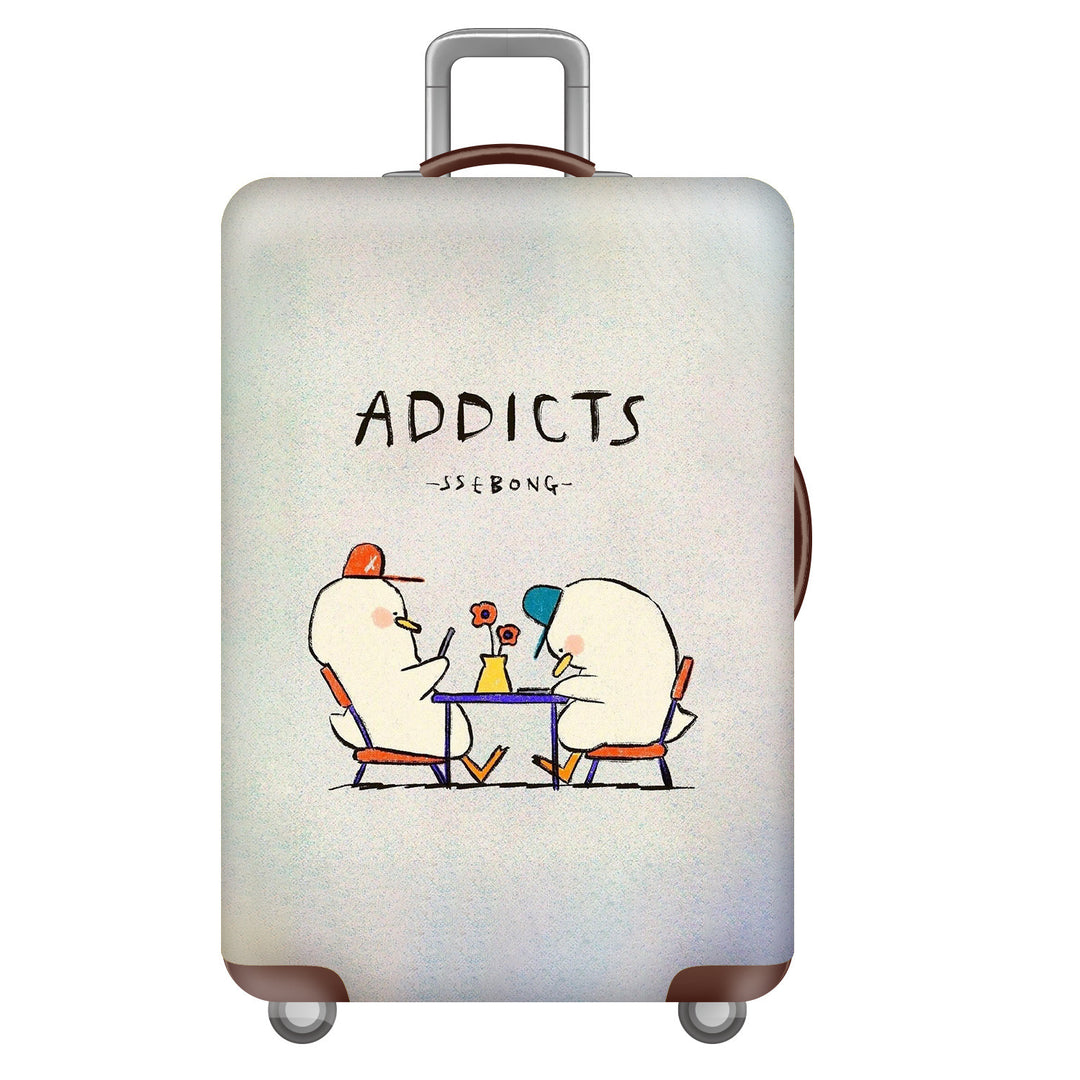 Women’s Hardshell Luggage with Creative Cartoon Design Bowlift