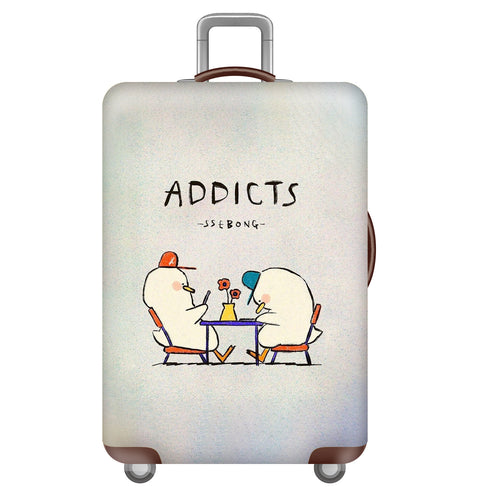 Women’s Hardshell Luggage with Creative Cartoon Design Bowlift